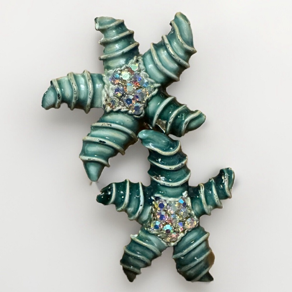 Set of Vintage Sea Star pins/brooches